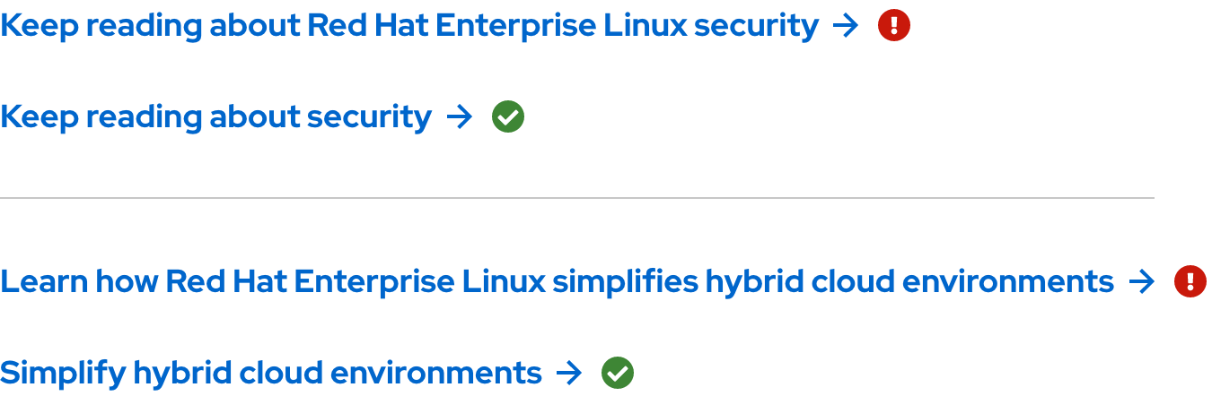 Image of comparing very long and shortened text labels